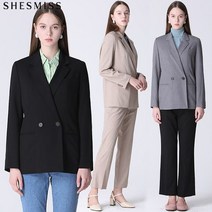 쉬즈미스]베이직 더블 버튼 셋업 자켓 394757