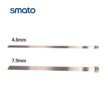 스마토 스테인리스 스틸타이 스텐 케이블타이 스텐타이 1봉 100개 세트, 7.9mm, 360mm