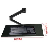 TV 마운트 모니터암 듀얼모니터암 27인치 고중량 받침대 ol 3l ol 1 ol 2 ol 시리즈 diy 부품 긴 팔 + 키보드 플레이트 알루미늄 액세서리 부품 블랙 회전 풀, 협력사, 검은 색