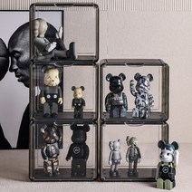 왓템 아크릴 케이스 피규어 장식장 레고 진열장 보관함 레고장 전시 수납함 건담 피규어장 블랙L