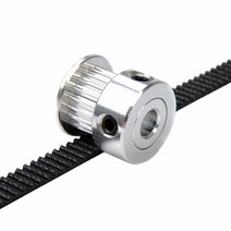 타이밍풀리 1PC GT2 들러 풀리 16T 20T 이빨없는 6mm 너비 밍 벨트 보어 3D 프린터 용 휠 알루미늄, 07 20T W10 B5