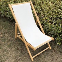 옥외 펜션 카페 의자 비치 접이식 썬베드 나혼자산다 캠핑클럽의자, 베이지 (두꺼운 캔버스)