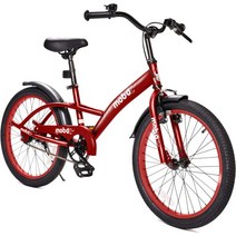 Mobo 어린이용 자전거 말리부 자전거. 여아 및 남아용 20인치, Red, 20 inch wheels