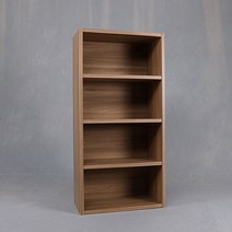 아레다 2단3단4단 공간박스 책장 큐브 칼라 박스 400 600, 600 사이즈 4단/오크