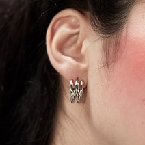 월간 빅W 실버 링귀걸이(실버)