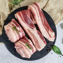 [버크셔K] 지리산 흑돼지 삼겹살 / 목살 600g, 선택:삼겹살 구이용 슬라이스 600g