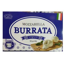 Euro Pomella 모짜렐라 부라타 치즈 100g X 4개입 (이탈리아), 4개