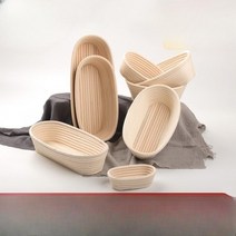 교정 발효 반느통 위커 사워 도우 타원형 반죽 등나무 등나무 빵 바구니 68 바구니, 라운드258.5(1000-1300g)