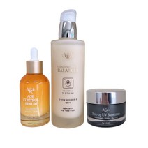 JEEARA TONER SERUM TONE UP SUNSCREEN CREAM SET 토너 세럼 크림 세트, 1세트