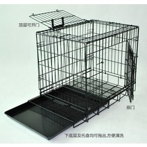 개철장 견사제작 친환경조립식애견울타리 계단문 방묘문 고양이방묘창 새끼강아지울타리, 검은 색, 3피트 길이 90 너비 55 높이 65cm