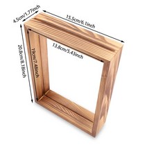 사진 액자 소형 대형 인테리어 거실 나무 사진 프레임 홈 장식 미술 미니 그림 홀더 식물 견본 DIY 웨딩, 07 rectangle 7inch