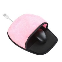 발열마우스패드 온열매트 키보드 장패드 책상 온열 매트 데스크온열 마우스 패드 핸드 워머, 02 Pink
