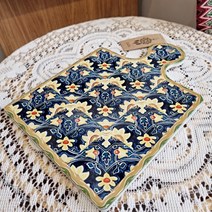 룰루소품 타일 냄비받침 앤티크 냄비받침대, 옐로