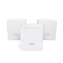 Tenda NOVA 전체 홈 메시 Wi-Fi 시스템 - 기가비트 AC 라우터 및 익스텐더를 대체합니다 듀얼 밴드 알렉사와 호환 스마트 홈용으로 제작 최대 3 500 평방 피트 적용