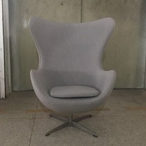 북유럽 곡선 회전 안락 의자 디자인 소파 카페 인테리어 럭셔리 호텔, E 대형 싱글 PU