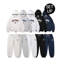 GAINSBORO 유정 SET 로럴골든 후드티 조거팬츠 셋업5color SET Laurel Golden hoodie5color