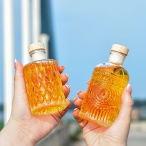 콜드브루/술/음료 밀폐저장 유리병 예쁜 유리병, 태양화
