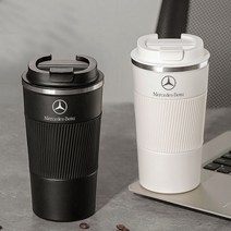 차박히터 차량용무시동히터 캠핑 히터 메르세데스 벤츠 510ml 스테인레스 스틸 커피 컵 보온 머그잔 A B, [06] Custom LOGO