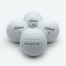 타이틀리스트 pro v1 화이트 A-급 10알 3피스 4피스 깨끗한 순수물세척 로스트골프공 창고샵