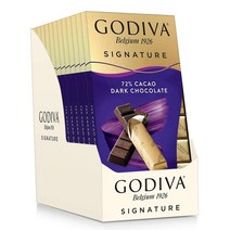 Godiva 고디바 시그니쳐 72% 다크 초콜릿 90g x 12팩 카카오 Dark Chocolate