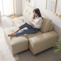 서광퍼니처 국내제작100% 헤르본 CL라텍스 3인용 가죽 소파 sk, 헤르본 크림베이지/왼팔(착석기준)/PVC다리