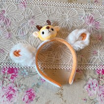 순록머리띠 동물헤어밴드 에버랜드 디즈니 놀이공원 파티 소품