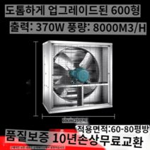 공업용 환풍기 창틀 대형 창문형 설치 교체 화장실, 1개