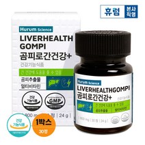 휴럼 곰피로 간건강+ 1개월 곰피추출물 간 건강 밀크씨슬 멀티 비타민, 단품, 단품