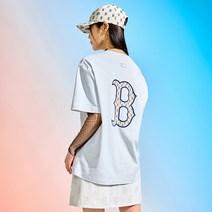 MLB 클래식 모노그램 빅로고 반팔 티셔츠 BOS L.Melange Grey 262791