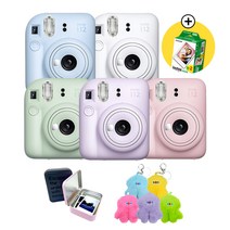 인스탁스 정품 즉석카메라 폴라로이드 미니12+선물세트, 1개, 클레이화이트