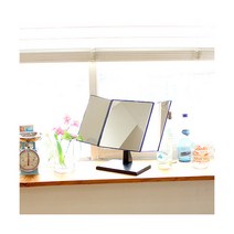 스탠드 3면 접이식 탁상거울(대), 단품