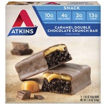 앳킨스 캐러멜 더블 초콜릿 크런치 바, 220g, 1개