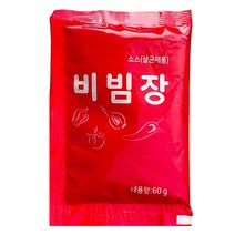 비빔소스60g (1인분) / 모듬소스 (냉면 쫄면 국수등), 60g, 1개