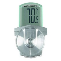 AcuRite 디지털 실외 창문 온도계 화이트 00799HDSBA1 00799