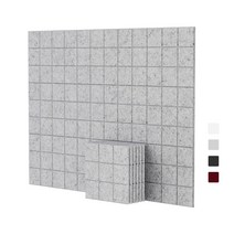 AutoGo 문소음방지 접착형 흡음판 방음판 흡음재 벽방음보드 30cm x 30cm 6p 1세트, 그레이, 구궁격, 1개