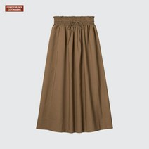 UNIQLO 유니클로 코튼 보일 롱 스커트 꼼뜨와 데 꼬또니에 457641
