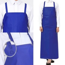 방수앞치마 소형 파랑 방수코팅앞치마 수산시장앞치마 우레탄방수앞치마 주방용방수앞치마 미용방수앞치마 김