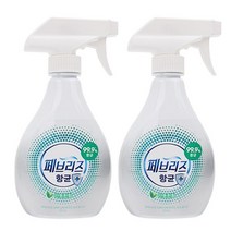페브리즈 99.9% 항균플러스 섬유탈취제 산뜻한향 370ml x2개