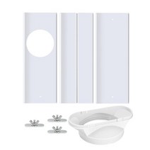 수냉식 에어컨 창문 키트 설치 콘센트 호스 길이 휴대용 공기 패널 방수 조절 가능한 여닫이 모바일 도어, 02 B