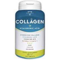 BALANCE FEEL YOUR SELF 가수분해 콜라겐 2000MG - 240정 |보충제|히알루론산 코엔자임 Q10 비타민 C 비오틴 아연 함유 피부 뼈 관절, 2개