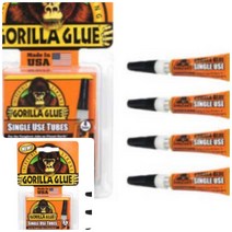 위월천 고릴라 폴리우레탄 글루 접착제 3G 4개입 아크릴본드 마루보수제 폴리우레탄접착제