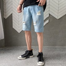 남성 청반바지 여름 대미지 캐주얼 패션 뉴타임즈 C11 P899U114