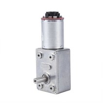 웜기어 감속기 모터 10-100RPM DC 12V 전기 고속 감속기 웜 기어 박스 모터 인코더가있는 Srong 자동 잠금, 02 40RPM