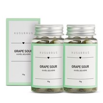 수수루스 입덧캔디 포도 - 임산부 선물 유기농 수제사탕 건강간식, 75g, 2병