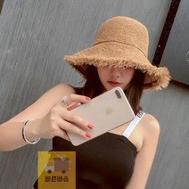 벙거지_버킷햇_워터파크_정글_물놀이_라피아햇_라탄_제주도모자_밀집_서핑_수술_모자 804C