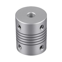 Sinoblu 12mm ~ 12mm 샤프트 커플링 30mm 길이 25mm 직경 스테퍼 모터 커플러 알루미늄 합금 조인트 커넥터 3D 프린터 CNC 기계 DIY 인코더 용, D25 L30, 10mm to 12mm