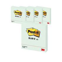 쓰리엠 포스트잇 정사각 중간형, 애플민트, 5개입