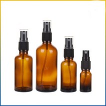 여행용 향수 리필병 5ml 6ml 8ml 갈색 빛 회피 스프레이 병 향수병 화장품 병입 프레스 토너 빈 10100ml 제조업체, 30ml, 블랙 스프레이 2, 3개
