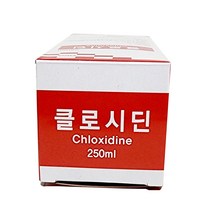 1년간 소독 걱정 NO 클로시딘 250ml(+100ml 투약병) 강아지 고양이 턱드름 소독제 링웜 알파헥시딘, 클로시딘 250ml_3개+공병3개