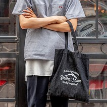 옐로우스톤 에코백 DENIM LOGO ECOBAG -YS2025DB BLACK